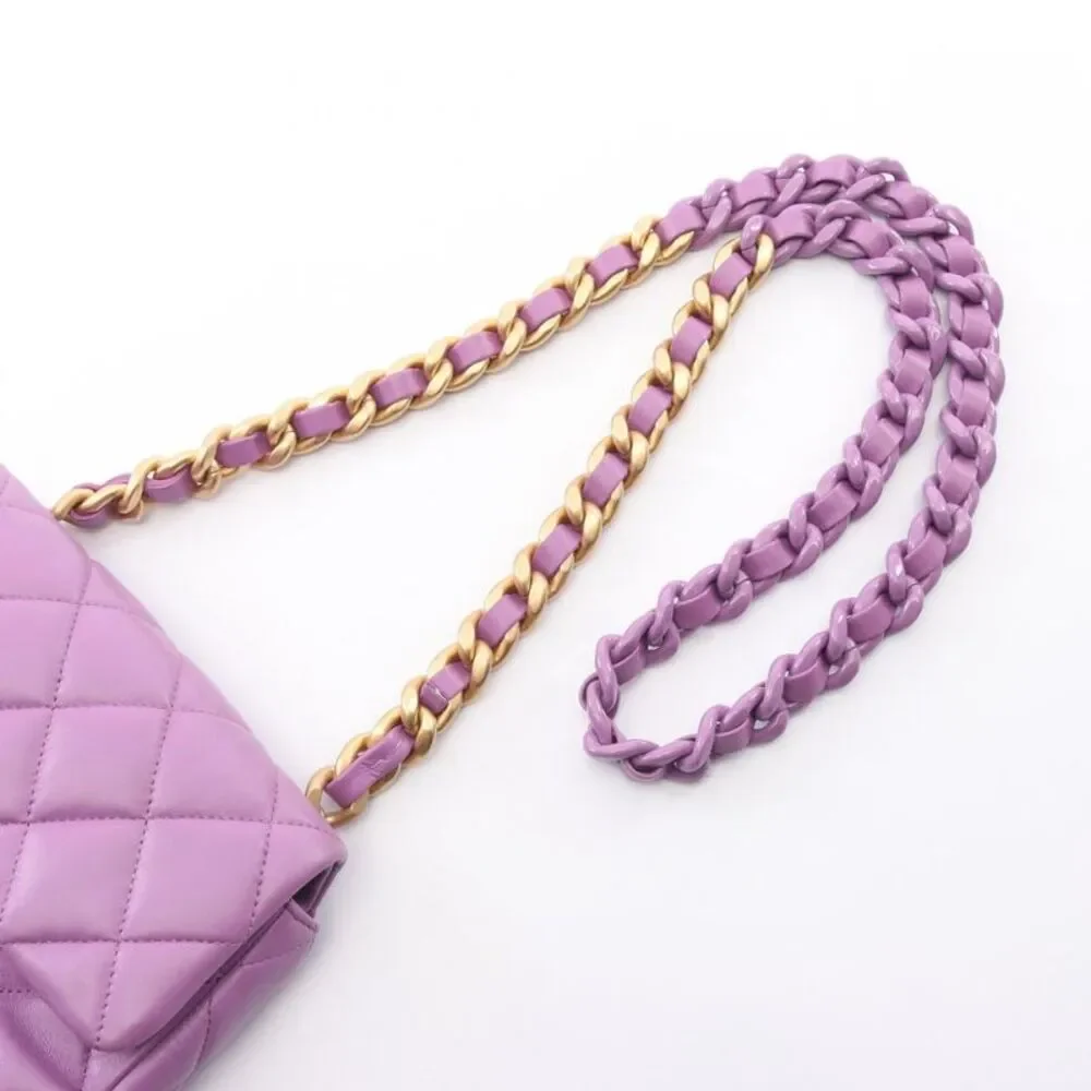 CHANEL Mini Matelasse Lambskin Shoulder Bag